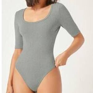 SHEIN Gray Bodysuit – Size Large